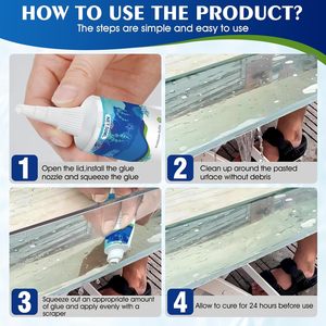 Clear Aquarium Silicone Sealant Waterproof Fish Tank Glass Glue Non-toxic Fast Adhesive for Aquarium Tank <strong>Sealing</strong> Bonding Repair - Product Image 3