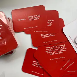 Nous sommes N ot R eally St rangers Communication interactive ication Jeu de cartes pour adultes Q & A Cartes de jeu de société unos poke mon