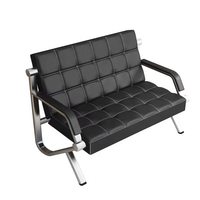 Ensemble de canapés de bureau de qualité supérieure, entièrement équipé, pour réception professionnelle, canapé multi-places avec structure métallique