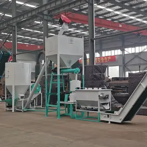 Large Professional 1-100 T/H Grains Grass Alfalfa Feed Pellet Production Line For Animal Livestock Cattle Cow Sheep