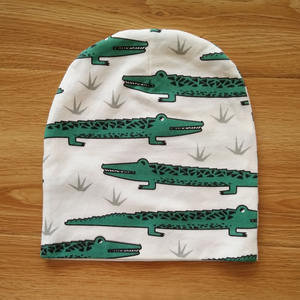 Usine en gros 100% coton bébé Beanie chapeau mignon Animal imprimé dôme <span class=keywords><strong>tricot</strong></span>é chapeau pas cher prix - Product Image 3
