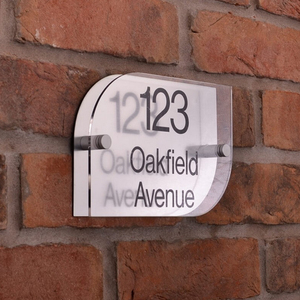 <strong>Door</strong> Number <strong>Plate</strong> for Hotel ADA Signage Office <strong>Front</strong> <strong>Door</strong> <strong>Name</strong> <strong>Plates</strong> Room Plaque Wall Sign - Product Image 6