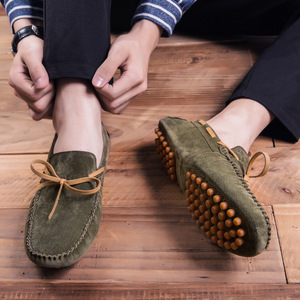 Nouvelles Chaussures de Ville Décontractées Classiques pour Hommes en Cuir Véritable Respirant et <span class=keywords><strong>Daim</strong></span>, Semelle Souple, Vente en Gros - Product Image 5