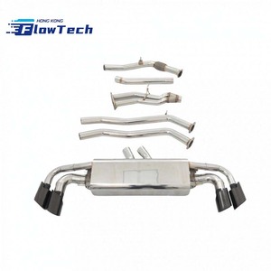 Sistema de Escape Catback Valvetronic de Acero Inoxidable T304 con Tubo de Bajada para Porsche Cayenne E3 9Y0 4.0T V8 - Product Image 6