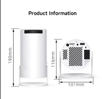 Mini Projecteur HY300 Populaire pour Home Cinéma HD, Connexion Sans Fil Rapide, Partage d'Écran Intelligent