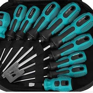 Juego de Destornilladores Manuales Multifuncional de 9 o 10 Piezas con Imán para Uso Doméstico - Herramientas Multiusos - Product Image 3