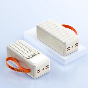 Banco de Energía de Alta Capacidad de 50000 mAh, 60000 mAh, 70000 mAh con Carga Rápida, 4 Cables, 22.5 W, Cargador Portátil de Emergencia para Móviles - Product Image 4