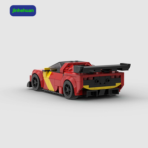 Ensemble de blocs de construction en plastique pour enfants, modè<span class=keywords><strong>le</strong></span> de petite <span class=keywords><strong>voiture</strong></span>, mini briques ABS, jouets de voitures, instructions en papier, ensembles de blocs de construction pour garçons - Product Image 2