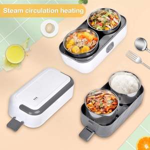 Boîte à lunch électrique Chauffe-nourriture portable Chauffe-nourriture pour la maison et le bureau Boîte à lunch auto-chauffante (110V,200W) - Product Image 2