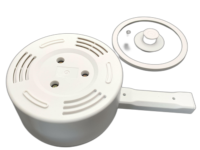 MUDIT Mini-cuiseur multifonction électrique USB 1,5 L, mijoteuse, revêtement céramique, PP de qualité alimentaire pour usage domestique et camping-car