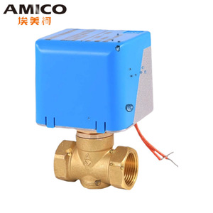 Vanne électrique bidirectionnelle Amico Dn20 pour le contrôle de la température de l'eau des unités de ventilation à bobine (VAC) - Product Image 4