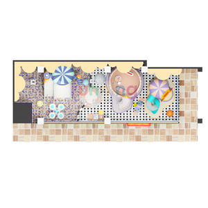 Macaron Color Theme Indoor Soft Play para niños Castillo travieso para niños con pantallas interactivas y <span class=keywords><strong>casa</strong></span> para parques <span class=keywords><strong>de</strong></span> atracciones - Product Image 5