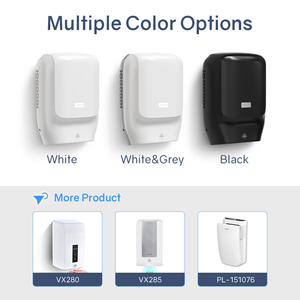 Сушилка для рук в ванную, туалете, с настенным креплением и автоматическим бесконтактным датчиком, высокоскоростная электрическая струйная сушилка для рук - Product Image 6