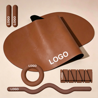 Kit de fitness à domicile personnalisé avec logo - Tapis de yoga, haltères, ensemble de Pilates, anneau de musculation, barre d'haltères, kit d'accessoires personnalisables