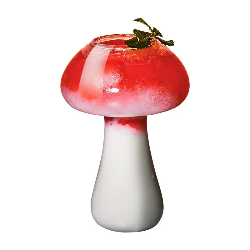 Creative Lead-free Wine Glass Goblet Mushroom Mixing Glass Cup