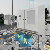 Armoire de redressement d'alimentation pour chargeur rapide DC commercial de type split, 480kW-1200kW, OEM personnalisé, pour hub de mégacharge