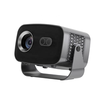 Projecteur de cinéma maison numérique intelligent WiFi LED sans fil avec mise au point électrique, haut-parleur intégré, Android 13 Mini A10 HD 720P