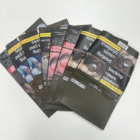 Emballage de feuille de tabac recyclable en plastique laminé 25g pochette de tabac à rouler refermable ziplock 50g