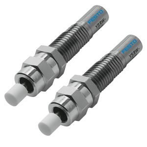YSRW-DGC Elastischer Puffer, selbstjustierender hydraulischer Stoßdämpfer mit langem Dämpfungshub für pneumatische Linearantriebe im DGC-System - Product Image 1