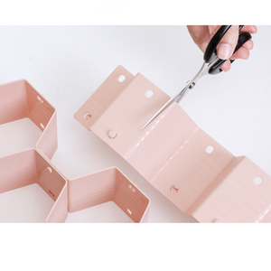 Organizadores de Cajones de Plástico con Diseño de Panal para Ropa Interior, Calcetines, Sujetadores y Corbatas - Product Image 5