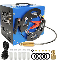 Compresseur d'air PCP 12V 110V 220V avec arrêt automatique 4500psi 30mpa 300bar, adaptateur secteur intégré, pour paintball