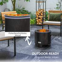 2025 nouveau Design extérieur Camping cuisine pliant BBQ Grill foyer Portable en acier inoxydable sans fumée charbon de bois gril pour