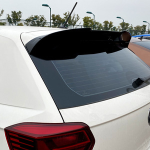 สปอยเลอร์หลังรถยนต์ Volkswagen Polo MK6 สีดำ Piano Black วัสดุ ABS ทรง Ducktail รุ่นปี 2018 สำหรับตกแต่ง - Product Image 2