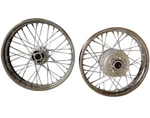 GN250 Avant Arrière 1.85/2.5/2.75/<span class=keywords><strong>3</strong></span>/<span class=keywords><strong>3</strong></span>.5x1 6/17/18/19 Rayons Jantes de <span class=keywords><strong>Moto</strong></span> Avec Frein Moyeu De Pignon - Product Image 1