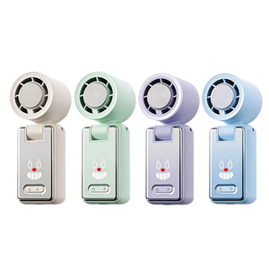 Ventilateur portable amélioré avec refroidissement par glace, ventilateurs personnels rechargeables par USB, mini ventilateur turbo portatif, ventilateur à main/cou/bureau - Product Image 1