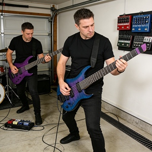 กีตาร์ไฟฟ้าลดราคา ชุดกีตาร์ไฟฟ้าและเบสสำหรับโรงเรียนดนตรีและวงดนตรี - Product Image 1