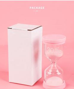 <span class=keywords><strong>Sablier</strong></span> personnalisé pour enfants 3/15/30 minutes, repas, pause déjeuner, anti-chute, <span class=keywords><strong>bouteille</strong></span> de sable mouvant, <span class=keywords><strong>plastique</strong></span>, cadeau décoratif - Product Image 2