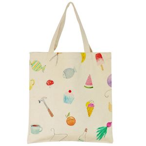 Eco-Friendly Cotton <b>Canvas</b> <b>Shopper</b> <b>Bags</b> for Women Reusable Grocery Tote with Custom Logo - Product Image 3