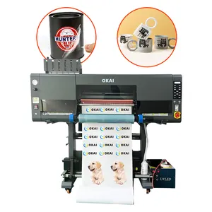High Quality Uv 3 Or 4 Printheads I1600/I3200 Printer Price Cheap DTF Uv 0-600mm Print Width Printing Machine