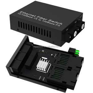 อุปกรณ์ไฟเบอร์ออปติก 10/100Mbps โหมดเดี่ยว ไฟเบอร์เส้นเดียว 2SC 3RJ45 ตัวแปลงไฟเบอร์เป็นอีเธอร์เน็ต 25 กม. ตัวรับส่งสัญญาณแสง - Product Image 2