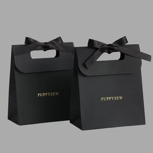 Bolsas de Papel Asépticas Ecológicas Personalizadas, Diseño <span class=keywords><strong>Retro</strong></span> Simple con Cordón, Portátiles, para Regalos, Cumpleaños, Joyería, Embalaje Personalizado - Product Image 1