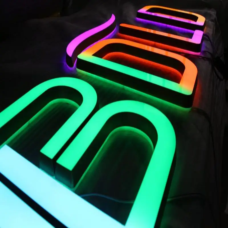 Nieuwste Ontwerp Hoge Kwaliteit Populaire Product Creative Aangepaste Acryl Mini Led Kanaal Brief Teken