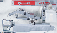Machine à coudre industrielle programmable à triple aiguille haute vitesse avec coupe-fil automatique et point de chaînette JT-999-01CB-UT pour usine de confection