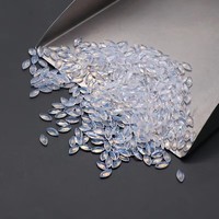 Yingma bijoux pierre précieuse en vrac Marquise coupe 2x4mm lâche couleur verte et bleue pierre d'opale artificielle