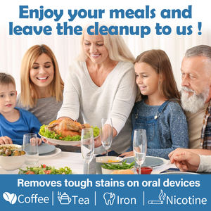 Comprimés nettoyants pour prothèses dentaires <span class=keywords><strong>Nouveau</strong></span> modèle pour l'hygiène buccale - Product Image 6