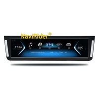 Navirider Mercedes-Benz V-Class V300 Écran de rétroviseur IPS 24 pouces Android 10 Résolution 1920x360 Android Auto Mirror Link Stéréo