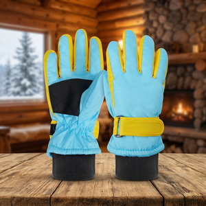 Guantes de Esquí Térmicos Impermeables con Pantalla Táctil, Guantes de Snowboard Aislantes de Oxford, Mitones de Invierno para Deportes al Aire Libre, MOQ Bajo - Product Image 3