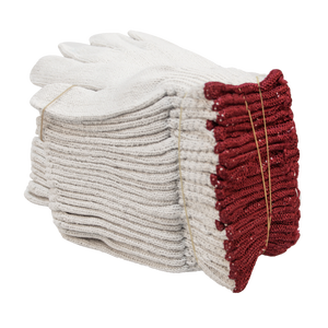 Guanti di cotone a maglia bianca e candeggina di fabbrica guanti di cotone traspirante guanti di sicurezza da lavoro - Product Image 1