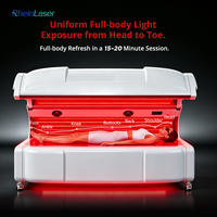 Lit de luminothérapie infrarouge proche professionnel, chambre de luminothérapie rouge pour les cliniques de longévité et de bien-être