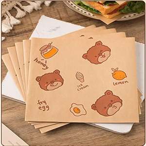 Food Wax Paper <b>Bag</b> Packaging Sharp Bottom Paper <b>Bag</b> Brown Kraft Paper <b>Bags</b> With Logo - Product Image 1