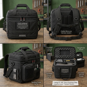 Sac de survie robuste pour intervention d'urgence, sac de secours pour premiers intervenants, sac de survie en nylon résistant aux déchirures 1200D, rouge/noir - Product Image 3