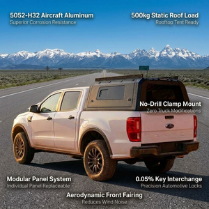 Cubierta de Aluminio para Camioneta 4x4 Todoterreno, Tipo Camper, para Ford F150/Ranger XLT <span class=keywords><strong>2013</strong></span>-2026 de 5.5 pies - Product Image 1