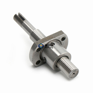 บอลสกรูเหล็กแบบ Sfu1204 3 ระดับ สำหรับเครื่องจักรกล ระยะพิทช์ 0.2 - Product Image 1