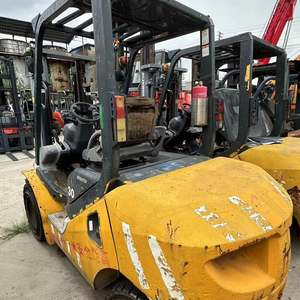 Reliable <b>Used</b> Komatsu FD30 Diesel Forklift 3 Ton Two/Three Stage Mast 1250mm Wheelbase Easy Operation & Low Fuel Consumption - Product Image 2