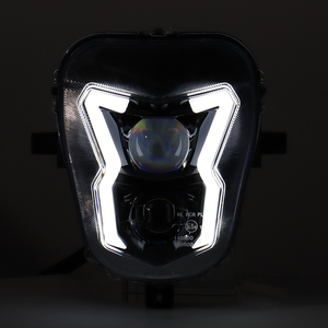 Phares de moto avant 60W Phares de moto de saleté Hi/Lo Beam Projecteur LED Phare pour <span class=keywords><strong>Honda</strong></span> <span class=keywords><strong>CRF450L</strong></span> CRF450XR - Product Image 6