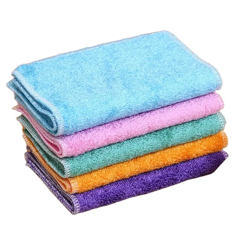 Home Washing Dish Cloth Anti-grease Kitchen Cleaner Wiping Rags Efficient Bamboo Fiber Cleaning Cloth